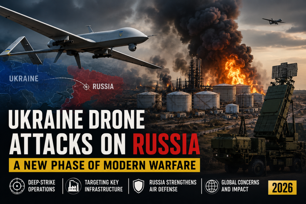 Ukraine drone attacks on Russia