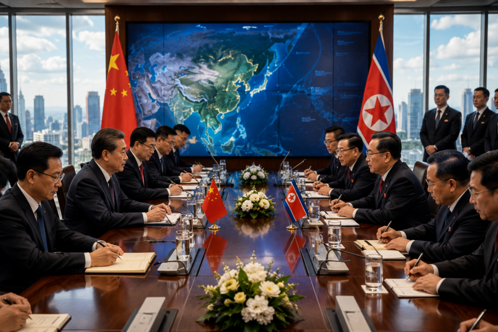 China and North Korea talks