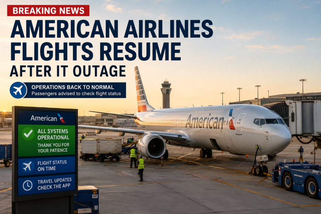 American Airlines Flights Resume