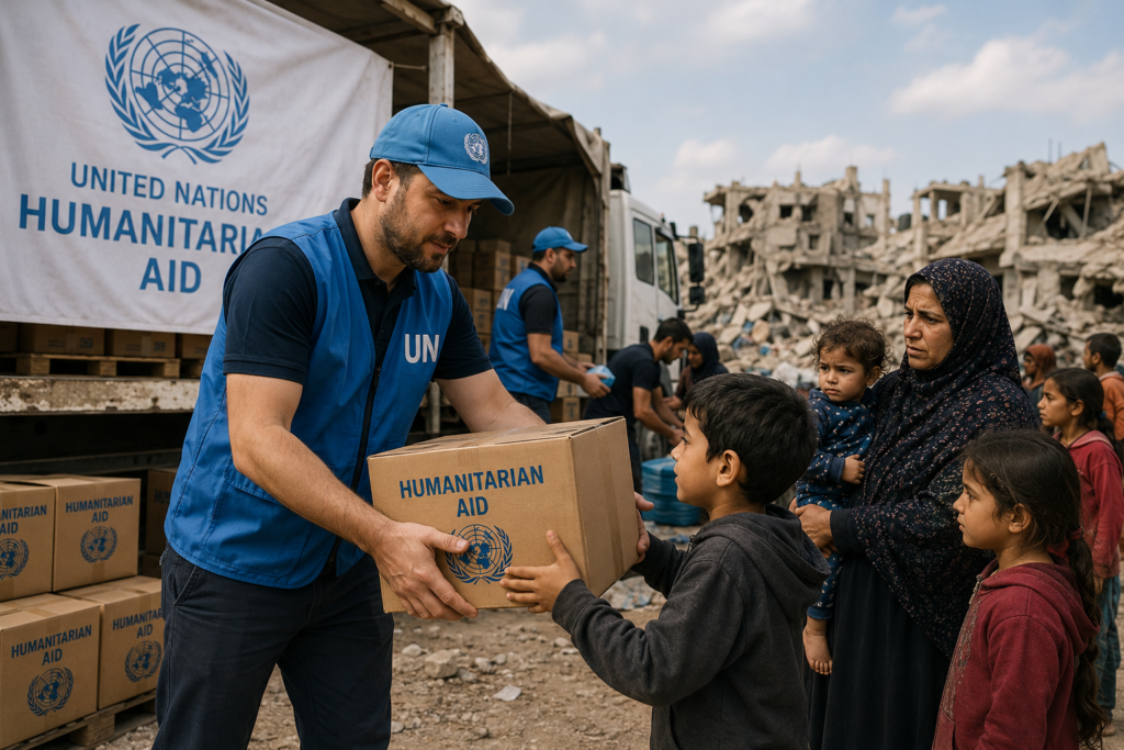 humanitarian aid